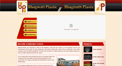 Desktop Screenshot of bhagwatiplastic.biz